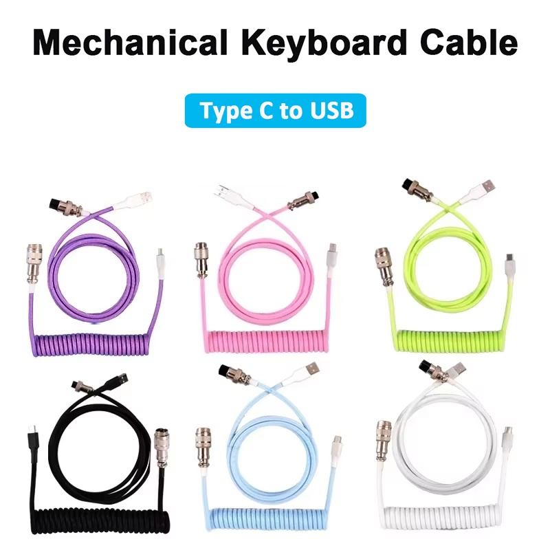 Mechanical Keyboard Coiled Cab - Gaming Keyboard Types recension och pris