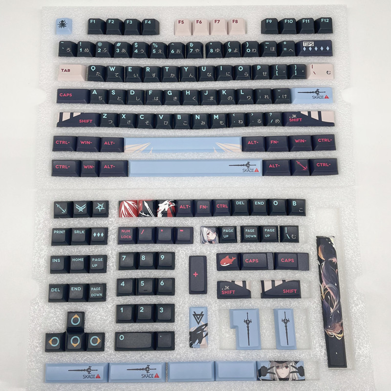 142 Keys/set PBT Keycap Tomorr - Gaming Keyboard Ergonomics recension och pris