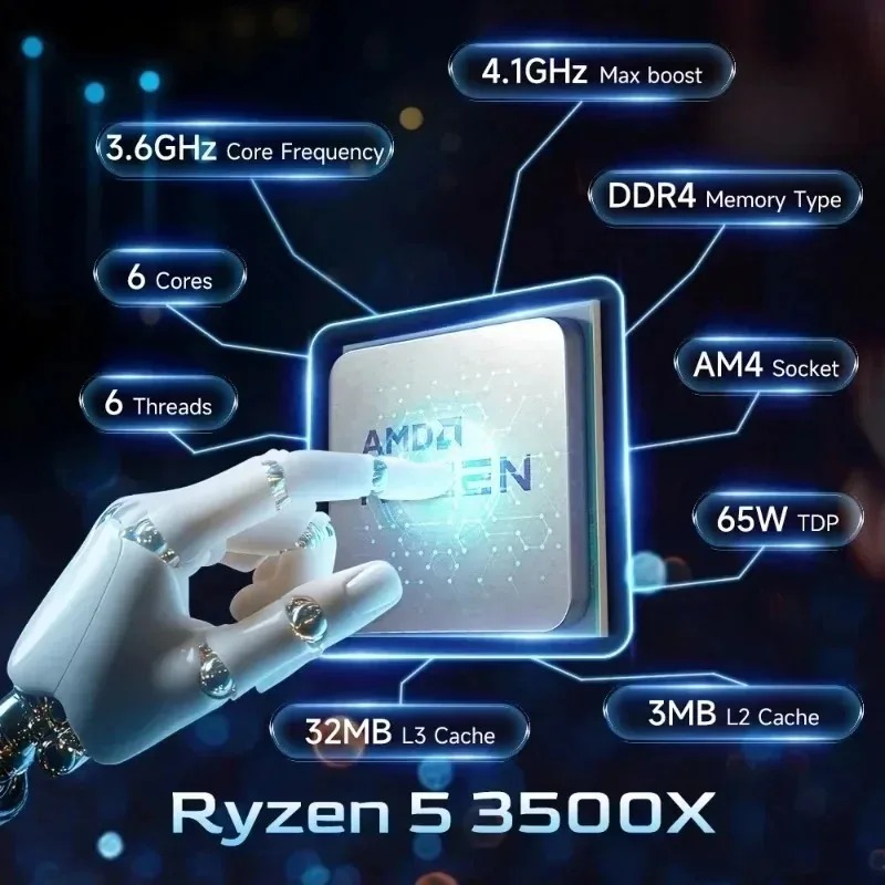 AMD R5 3500X Original Brand Ne - Amd Cpu Ryzen 5 recension och pris