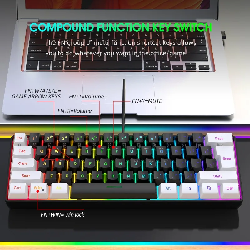 Keyboard and Mouse 60% Compute - Gaming Keyboard And Mouse Mobile recension och pris