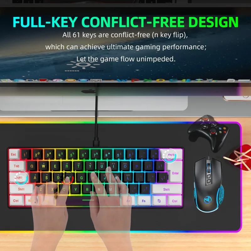 Keyboard and Mouse 60% Compute - Gaming Keyboard And Mouse Mobile recension och pris