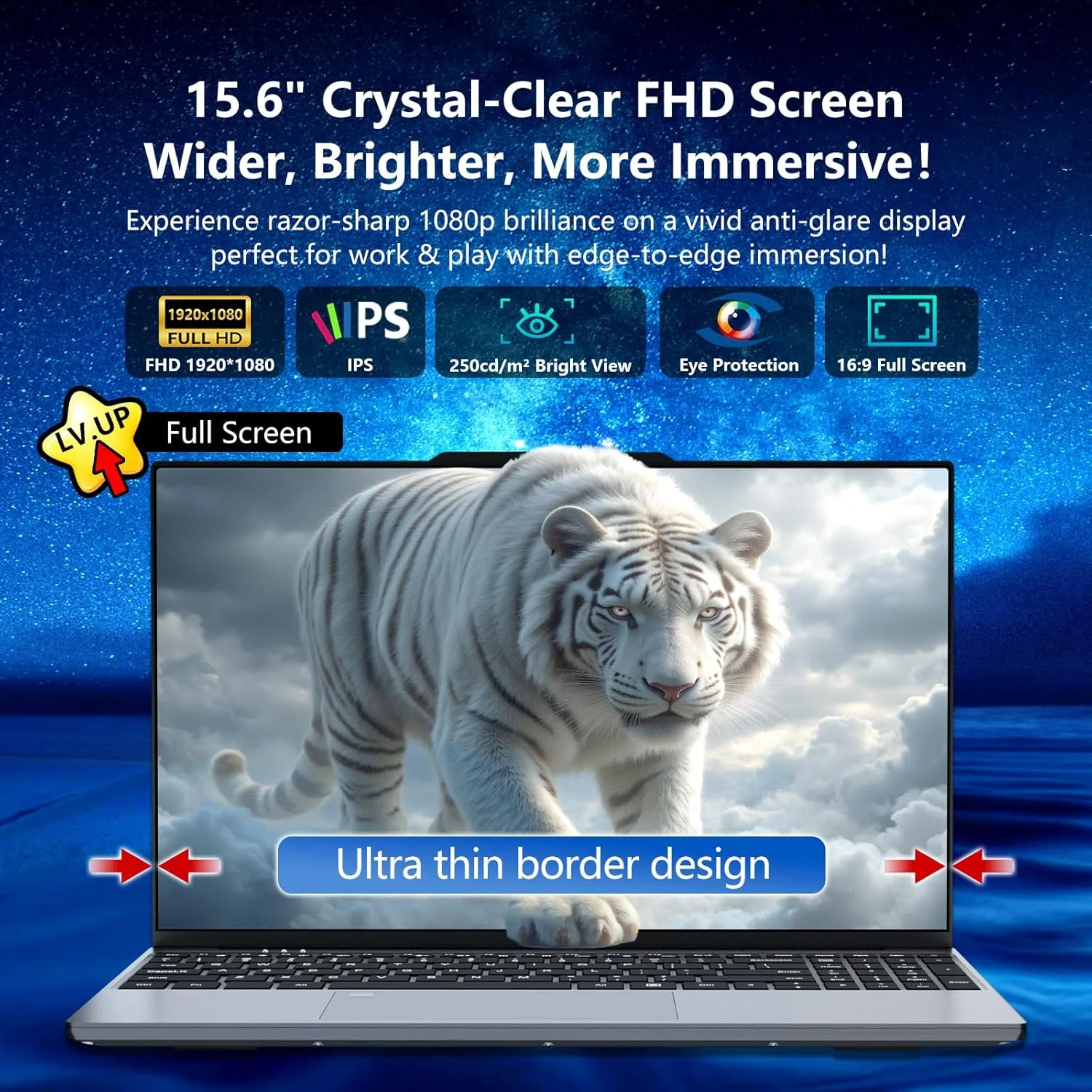 2026 New Laptop 15.6 Inch Wind - Gaming Keyboard 2026 recension och pris