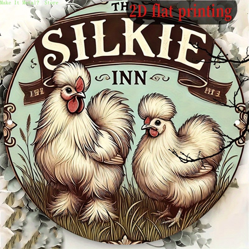 Vintage The Silkie Inn Round T - Brass Weight Plate recension och pris
