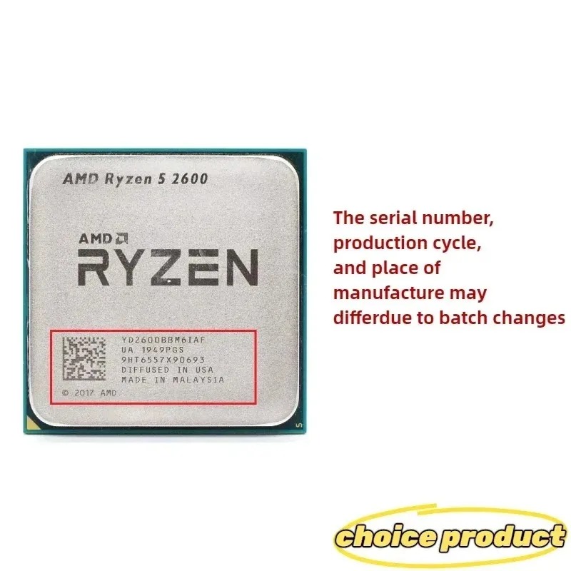 AMD Ryzen 5 2600 Original Desk - Amd Cpu Ryzen 5 recension och pris