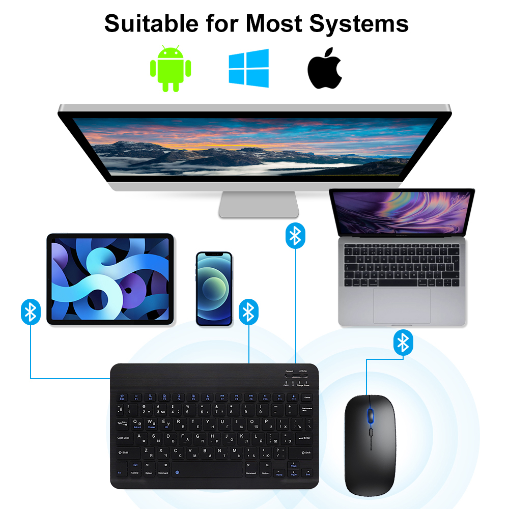 Bluetooth Keyboard and Mouse F - Gaming Keyboard And Mouse Mobile recension och pris