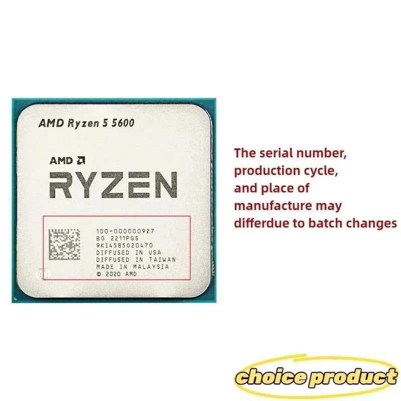 AMD Ryzen 5 5600 100% Brand Ne - Amd Cpu Ryzen 5 recension och pris