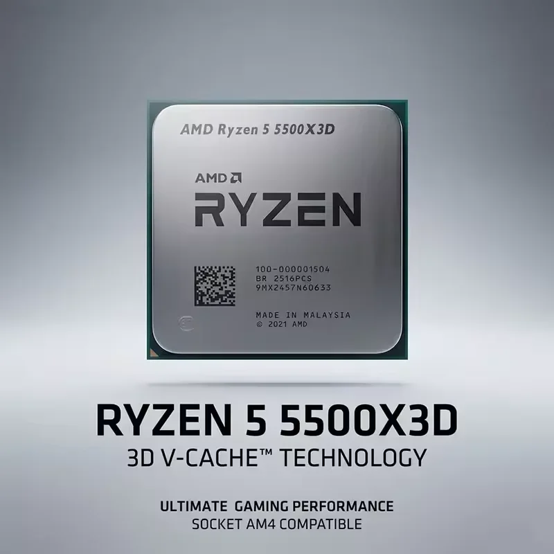 AMD Ryzen 5 5500X3D R5 5500X3D - Amd Cpu Ryzen 5 recension och pris