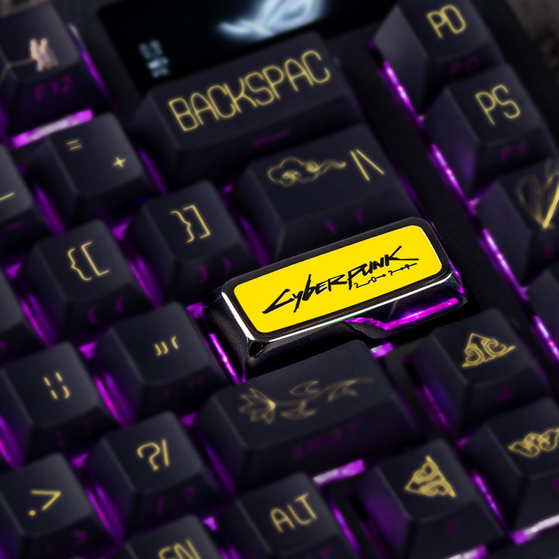 Anime Keycaps Cyberpunk 2077 T - Gaming Keyboard He recension och pris