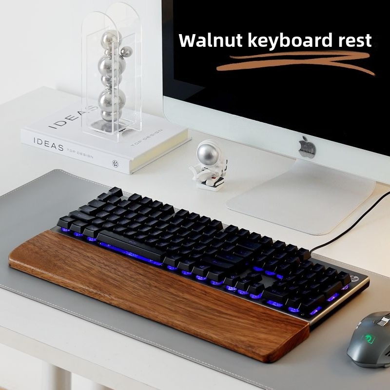 Solid Wood Keyboard Palm Rest  - Gaming Keyboard Ergo recension och pris