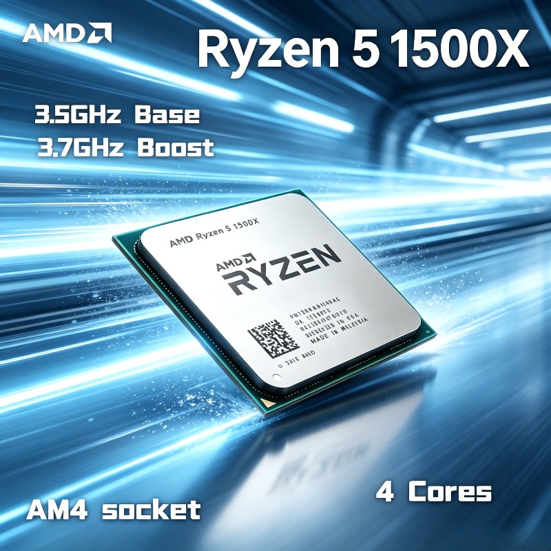 CPU Processor 4 cores 8 thread - Amd Cpu Ryzen 5 recension och pris