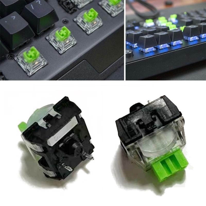 2Pcs Green Switches for Blackw - Gaming Keyboard Ergo recension och pris