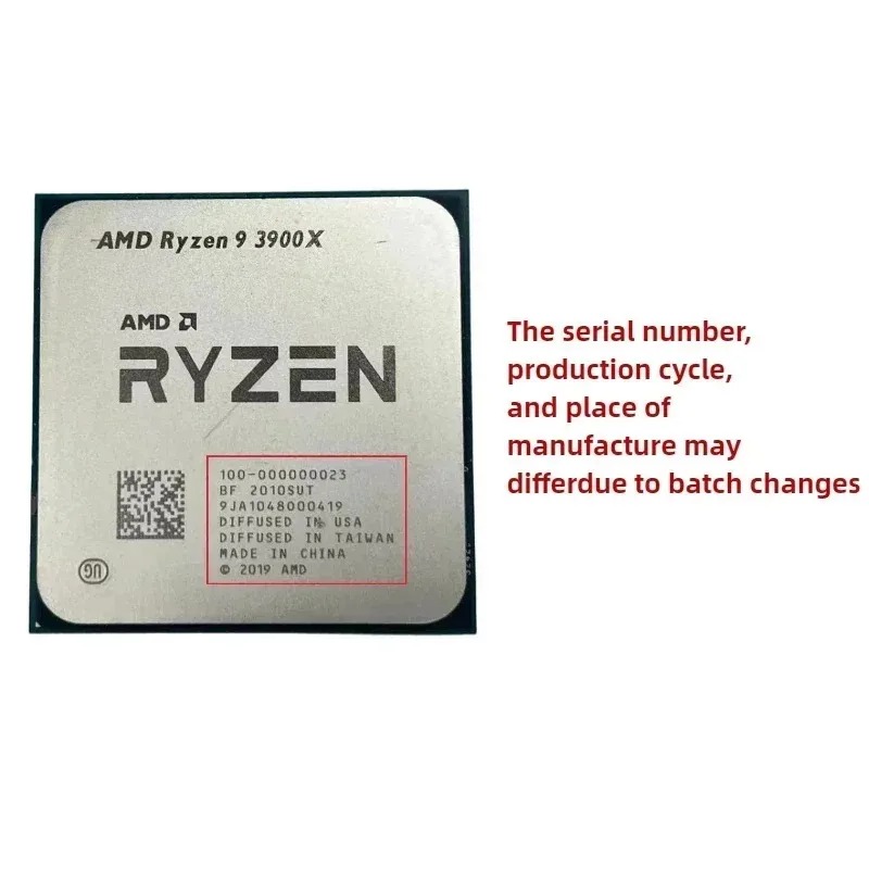 AMD Ryzen 9 R9 3900X for Gamin - Amd Cpu Ryzen 9 recension och pris